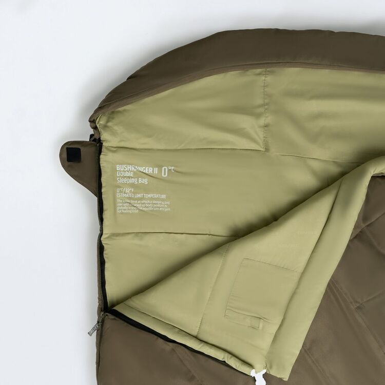 Bush Ranger Rack Sack BlackWolf Bushranger II 0° Synthetic Double Sleeping Bag Moss | Anaconda