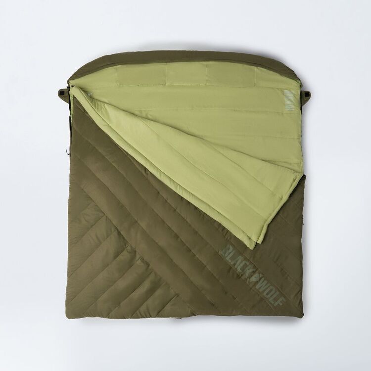 Bush Ranger Rack Sack BlackWolf Bushranger II 0° Synthetic Double Sleeping Bag Moss | Anaconda