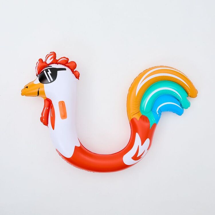 Rooster Playing Pool We Love Summer Rooster Blaster Pool Inflatable Multicoloured | Anaconda