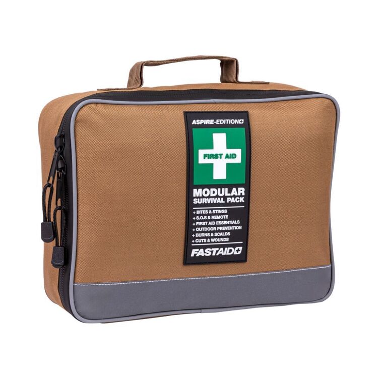 FastAid Aspire-Edition Modular Survival First Aid Kit Khaki
