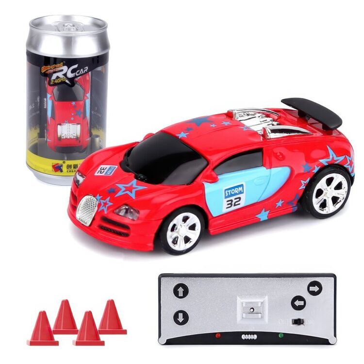 Mini Race 2.4 G RC Can Car with Remote Control and App Control Red ...