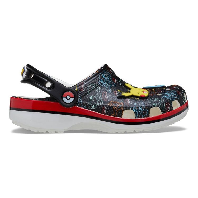 Crocs Kids Pokemon Print Classic Clog Multicoloured Crocs Kids Pokemon Print Classic Clog Multicoloured