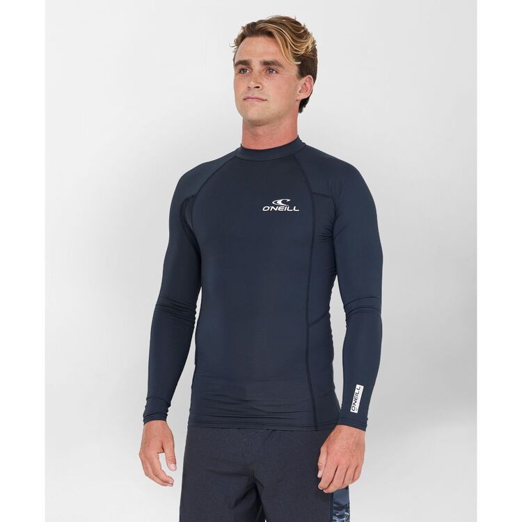 O'Neill Men's Clean & Mean Long Sleeve Rash Vest Black | Anaconda
