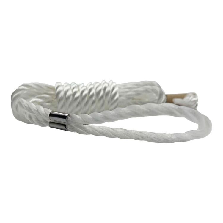 Bush Trace Bush Tracks 6mm x 3.5m Guy Rope With Wooden Trace White | Anaconda