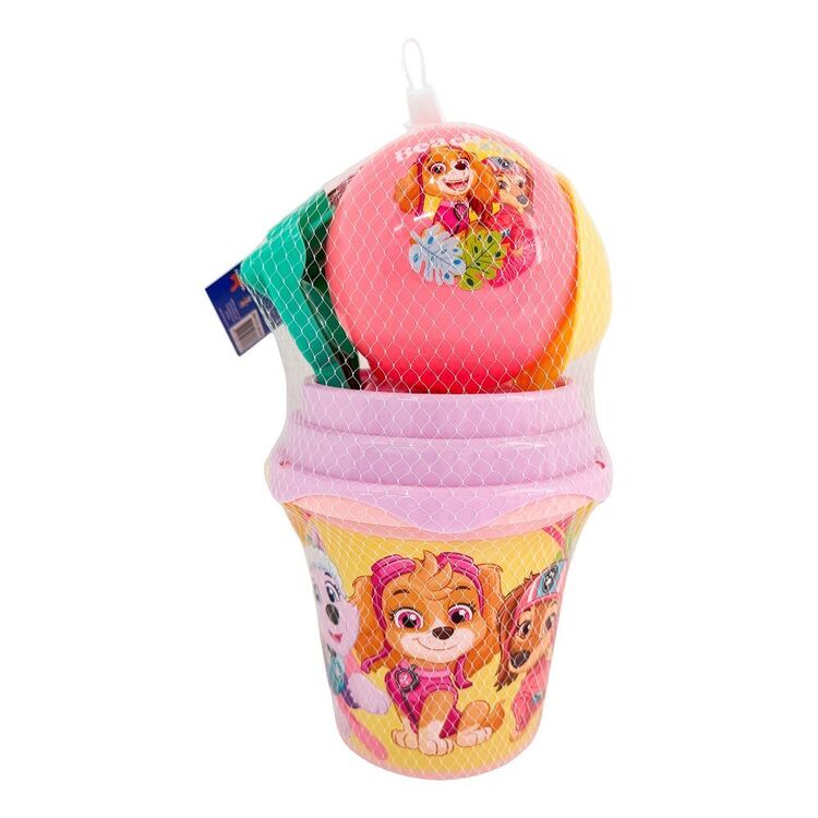 Fish Shaped Bucket Paw Patrol Beach Bucket 6 Pieces Skye | Anaconda