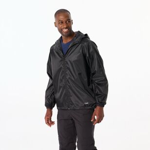 Cape Adults' Unisex Pack It Rain Jacket Black