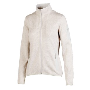 Cederberg Women's Danie Full Zip Knit Fleece Top White