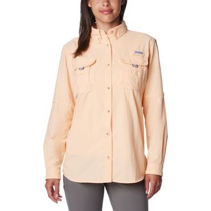 Columbia Women's Bahama PFG Shirt Peach Fizz M