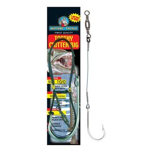 Neptune Tackle Toothy Critter Rig with Wire Silver 10/0