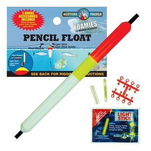Neptune Tackle Foam Pencil Float Silver