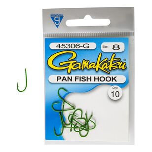 Gamakatsu Green Pan Fish Hook 8 Pack