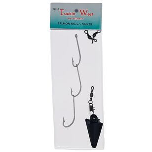 Tackle West Salmon Rig With Sinker Grey 65 g