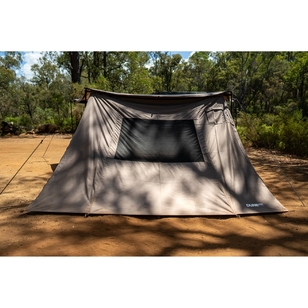 Dune 4WD Awning Tapered Wall With Window & Stove Jack Khaki