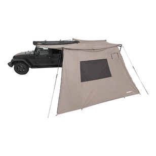 Dune 4WD Awning Tapered Wall With Window & Stove Jack Khaki