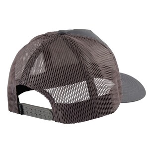 Mountain Designs Unisex Embroidery Contour 5 Panel Trucker Cap Charcoal Print Embroidery One Size