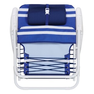Coconut Grove Ocean Breeze Beach Chair Blue Stripe