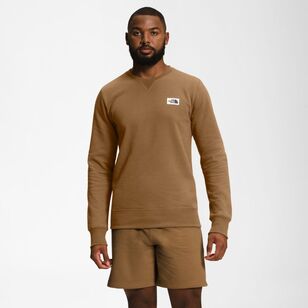The North Face Men's Heritage Patch Crew Utility Brown