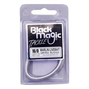 Black Magic Marlin Livebait Hook 16/0 Silver