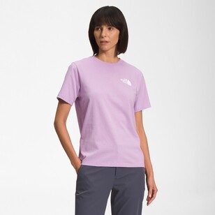 The North Face Women's Box NSE Short Sleeve Tee Lupine / Black