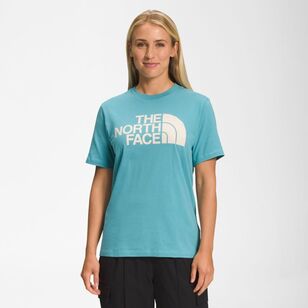 The North Face Women's Short Sleeve Half Dome Tee Blue XS