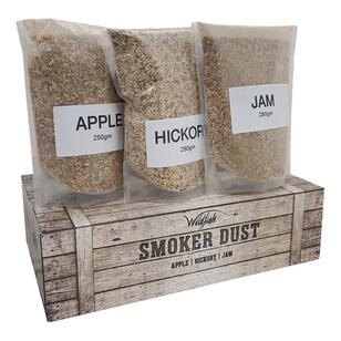 Wildfish Smoking Dust 3 Bag Value Pack Apple / Jam / Hickory