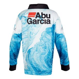 Aby Garcia Tropographic Blue Kids Sublimated Fishing Shirt