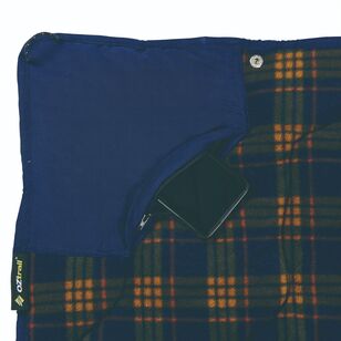 Oztrail Drover’s Roll Blanket Navy