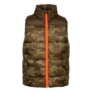 Cape Kids Recycled Insulated Vest Camo