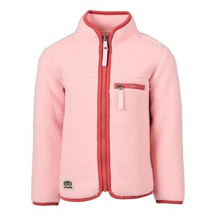 Cape Kids Boucle Full Zip Fleece Pink