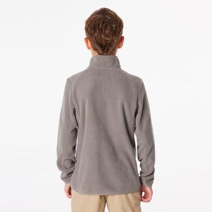 Cederberg Youth Half Zip Fleece Pullover Charcoal