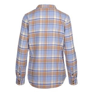 Cape Women's Sloane Flannel Shirt Blue / Birch