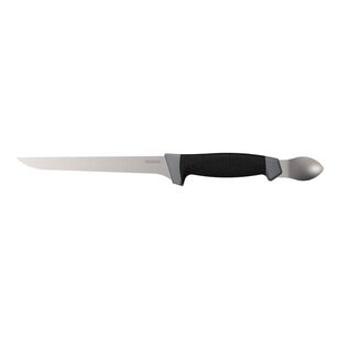 Kershaw K-Texture 7 Inch Fishing Knife with Spoon Grey 7 in