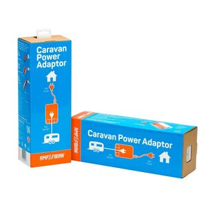 Ampfibian RVPlus 15A to 10A Caravan Power Adaptor Orange