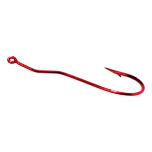 Tru Turn Red Worm 063 Long Shank Hook 25 Pack Natural
