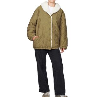 O'Neill Women's Wells Quilted Jacket Olive