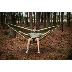 Nakie Recycled Hammock & Straps Olive Green