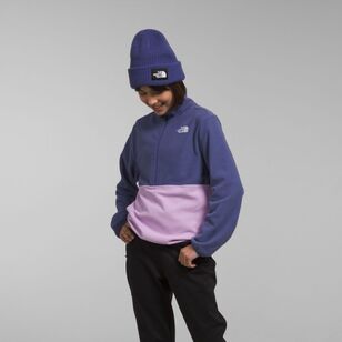 The North Face Teen Quarter Zip Pullover Cave Blue