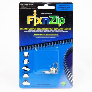 Fixnzip Small Replacement Zip Slider Silver S