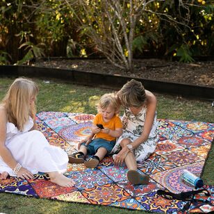 Nakie 2 x 2m Recycled Picnic Blanket Holiday Dreams 2X2M