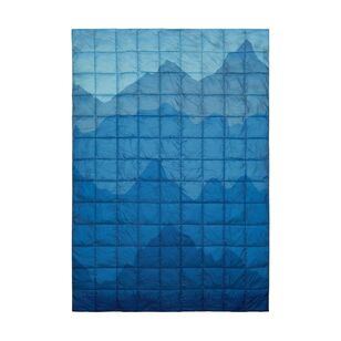 Nakie Recycled Puffy Blue Blanket Mountain Blue