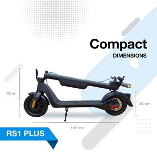 Riley RS1 Plus E-Scooter Black