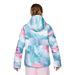 O'Neill Youth Girls Blaze Snow Jacket Pink Tie Dye