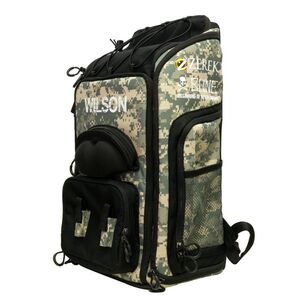 Wilson Platinum Backpack 3 Tray Camo Green & Black