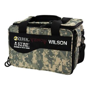 Wilson Fighter Large 3 Tray Tackle Bag Camo Green & Black