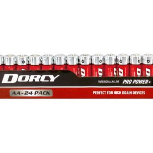Dorcy AA Alkaline Battery 24 Pack Multicoloured