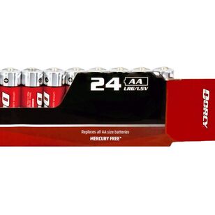 Dorcy AA Alkaline Battery 24 Pack Multicoloured