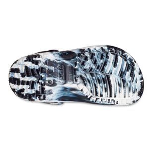 Crocs Kids Classic Marbled Clog Black & White C12
