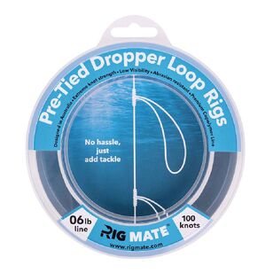 Rig Mate Pre Tied Dropper Loop Spool Clear 20 lb