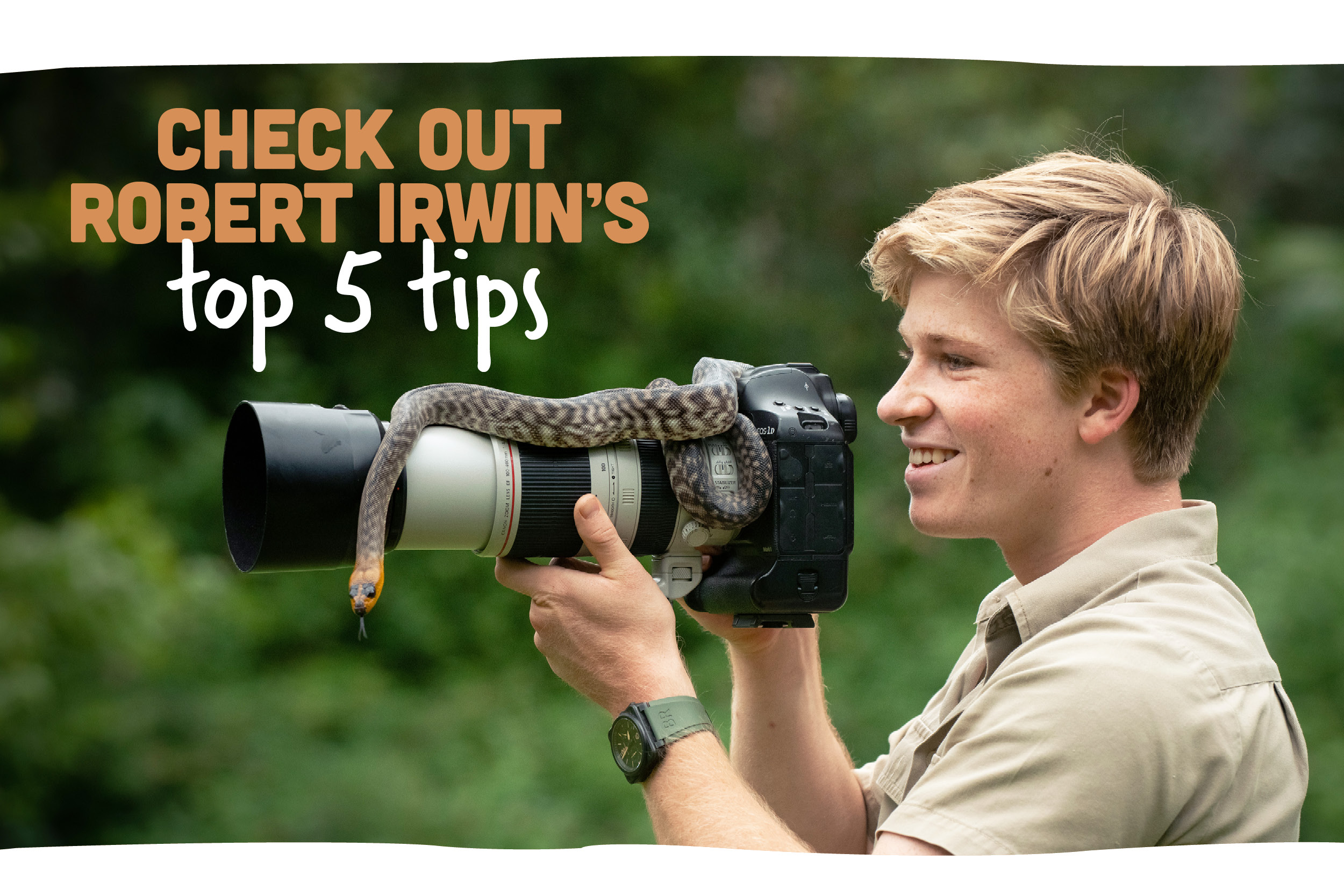 Robert Irwin's Top 5 Photography Tips