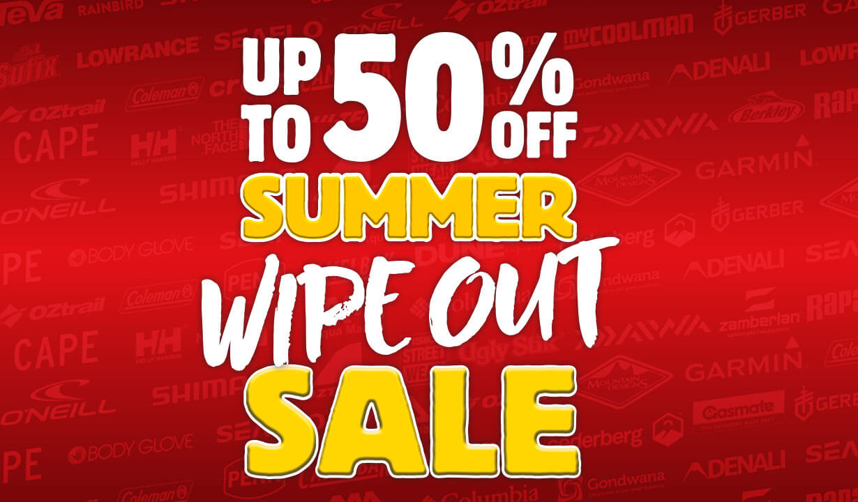 Up To 50% Off Summer Wipe Out Sale